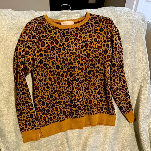 Philosophy leopard print sweater - Picture 1 of 3